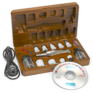 Aztek A470 Airbrush Deluxe Set, Chrome Body
