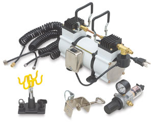 Click for latest Price SilentAire Scorpion II Heavy-Duty Airbrush Compressor