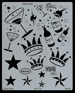 Iwata Artool Freehand Templates