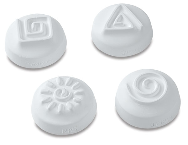 Set of 4, Spiral Designs