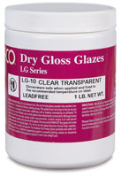 Amaco LG Series Dry Powder Gloss Glazes