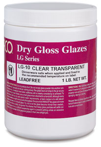 Amaco LG Series Dry Powder Gloss Glazes