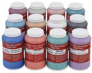 Amaco Majolica Gloss Glazes Classroom Packs
