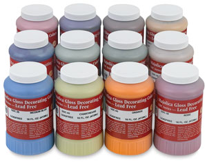 Amaco Majolica Gloss Glazes Classroom Packs