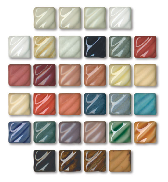 Amaco Sahara High Fire Glazes