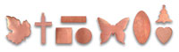 Flat Copper Enameling Shapes