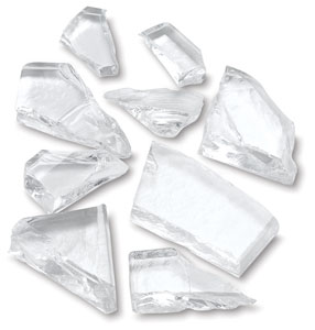 Casting Glass Billet Chunks