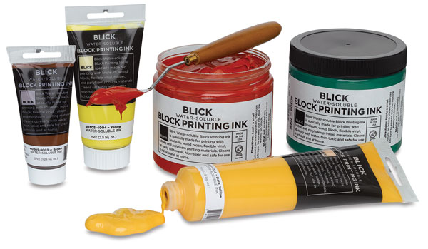 Water-Soluble Block Printing Inks