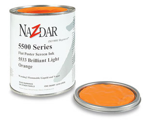 Flat Poster Screen Ink, Quart Flat Poster Screen Ink, Quart
