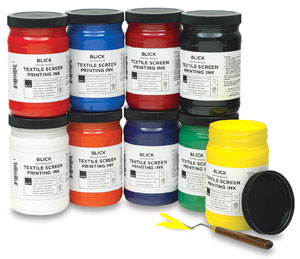 Shirt Printing - Blick Water-Base Acrylic Textile Screen Printing Ink