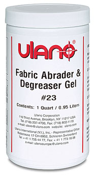 Ulanogel No. Fabric Abrader And Degreaser