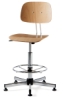 Birch Drafting Chair and Stool