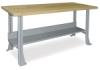 Steel Workbench with Maple Top