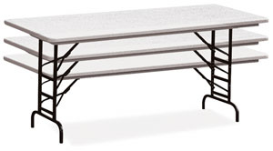 Correll Plastic Resin Folding Tables