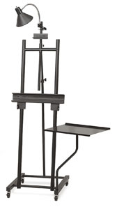 High Style Steel Easel with Accessories