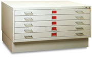 Safco 5-Drawer Steel Flat Files