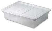 Rubbermaid Clear Storage Boxes