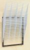 Compact 20-Shelf Wall Rack