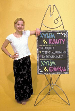 Xylem Oscar Wrought Iron Display Easels