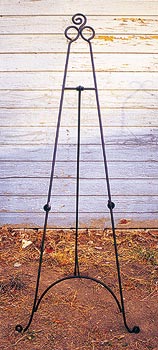 Xylem Alan Wrought Iron Display Easel