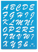 C-Thru Stencil Lettering Guides