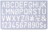 Helix Plastic Letter Stencils