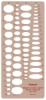 Master Ellipse Maker (20&deg; to 50&deg;) Template