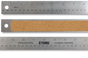 C-Thru Flexible Stainless Steel Rulers