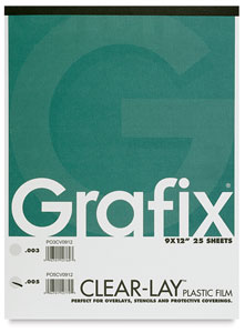 Grafix Clear-Lay Plastic Film Pads