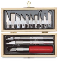 Excel Wood Box Knife Set