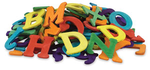 Creativity Street Wood Alphabet Shapes