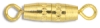 Small Barrel Clasp with Loop