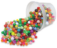 Assorted Plastic Beads