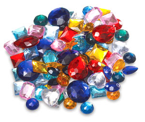 The Chenille Kraft Company 3584 GEMSTONES Classroom Pack Acrylic 1 Lbs for sale online 