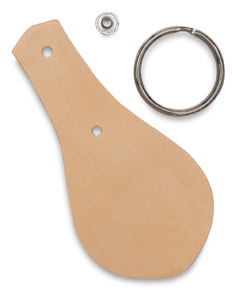 blank leather key fobs