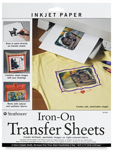 Iron-On Transfer Sheets, Pkg of 5 Iron-On Transfer Sheets, Pkg of 5
