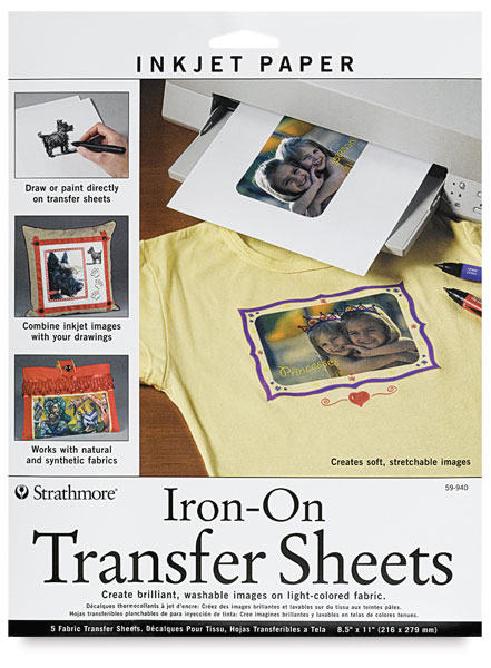 Iron-On Transfer Sheets, Pkg of 5