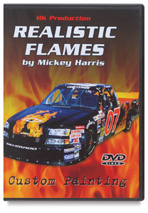 Createx Realistic Flames Airbrush DVD