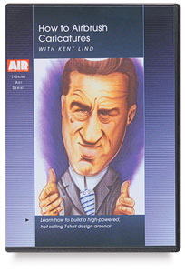 How to Airbrush Caricatures DVD How to Airbrush Caricatures DVD
