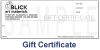 Blick Gift Certificates