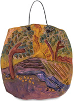 Dug-Out Clay Plaque