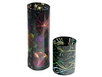 Faux Stained Glass Lanterns
