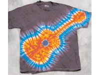 Tie Dye Guitar Shirt