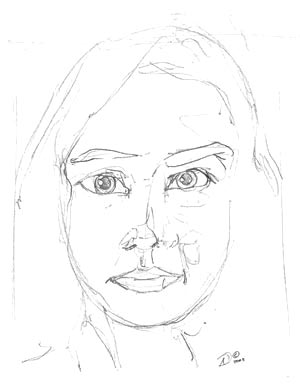 Sample Preparatory Sketch