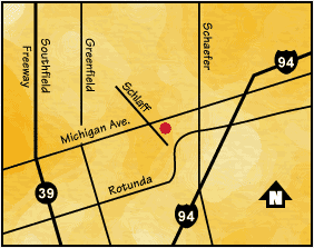 Map to Dearborn store