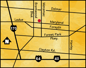 Map to Clayton, MO store