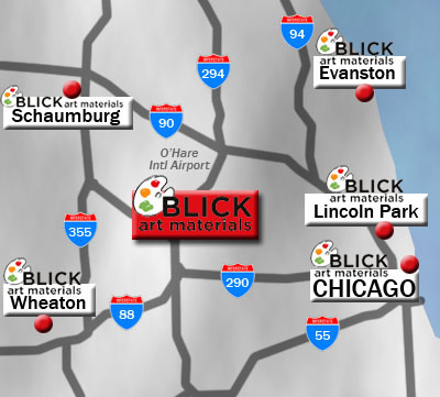 Chicago area map