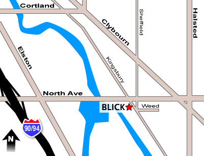 Map to Lincoln Park, Chicago, IL store