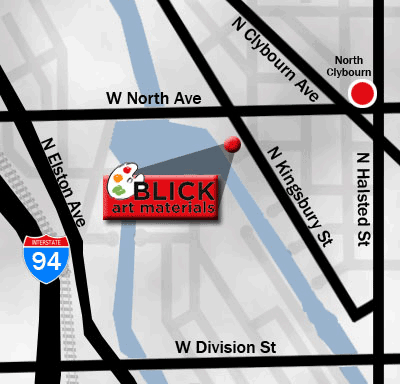 Map to Lincoln Park, Chicago, IL store