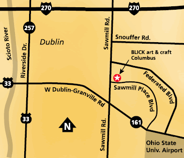 Map to Columbus store